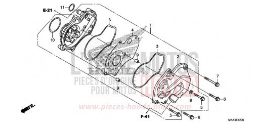 POMPE A EAU NC750XAJ de 2018